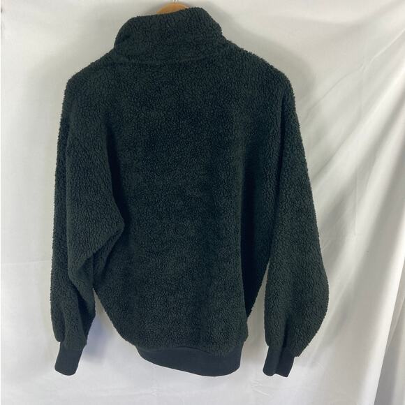 Express One Eleven Soft Fuzzy Sherpa Sweater black Size XS - Picture 3 of 3
